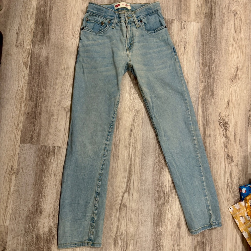 Levi's 502 Sky Blue regular tapered kids size 12 Jeans